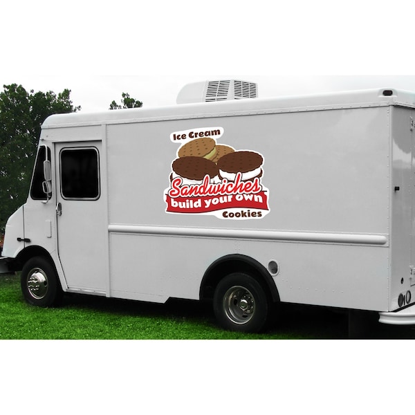 Signmission Safety Sign, 9 in Height, Vinyl, 6 in Length, Ice Cream Sandwiches, D-DC-12-Ice Cream Sandwiches D-DC-12-Ice Cream Sandwiches - main